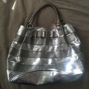 Striped glittery purse!
